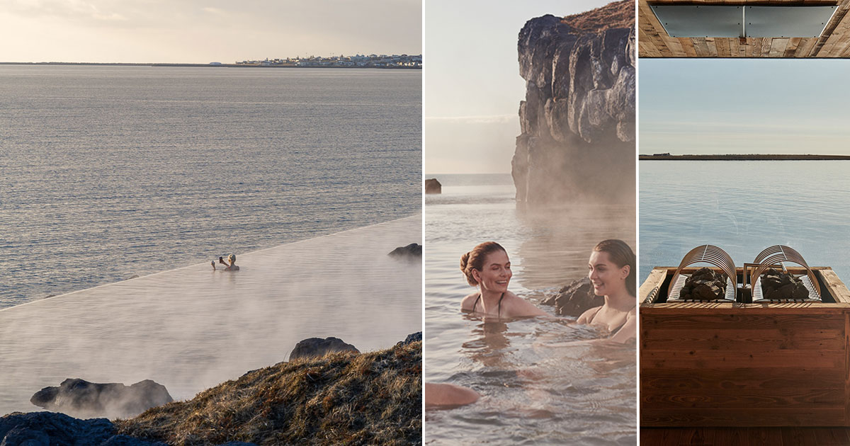 Sky Lagoon - bad och spa på Island nära Reykjavik